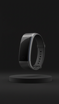 Fitness tracker in titanium slate finish