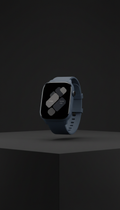 Smartwatch in graphite blue aluminum
