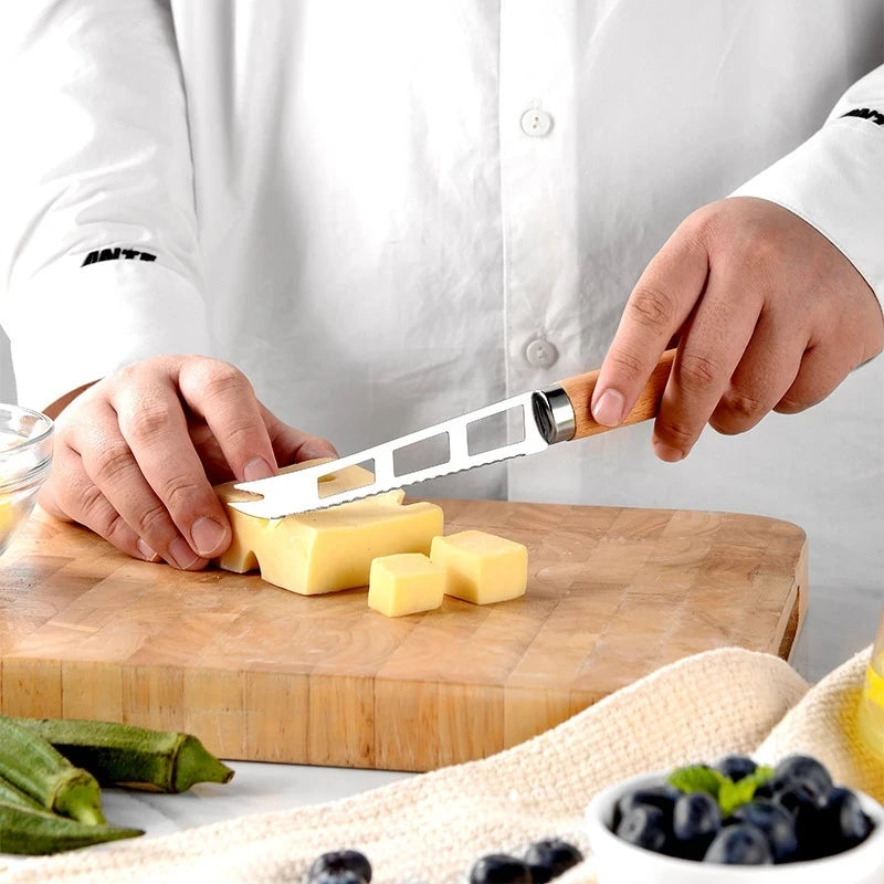 9 pcs Kitchen Gadgets & Kitchen Tool Gift Set Kitchen Tools and Gadget Set Stainless Steel Utensils set with Wood handle