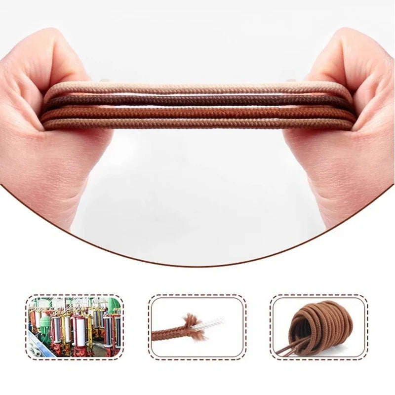 1 Pair Classic Round Shoe laces Outdoor Sneakers Shoes Laces Solid Color Kids Adult Shoelaces 90/120/150CM YD-1