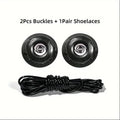 1Pair Automatic Shoelaces Without Ties Install Simple Swivel Buckle Laces Thick Rope Tennis Sneakers Shoelace Shoe Accessories