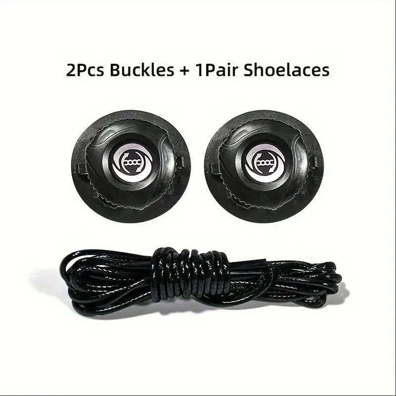 1Pair Automatic Shoelaces Without Ties Install Simple Swivel Buckle Laces Thick Rope Tennis Sneakers Shoelace Shoe Accessories