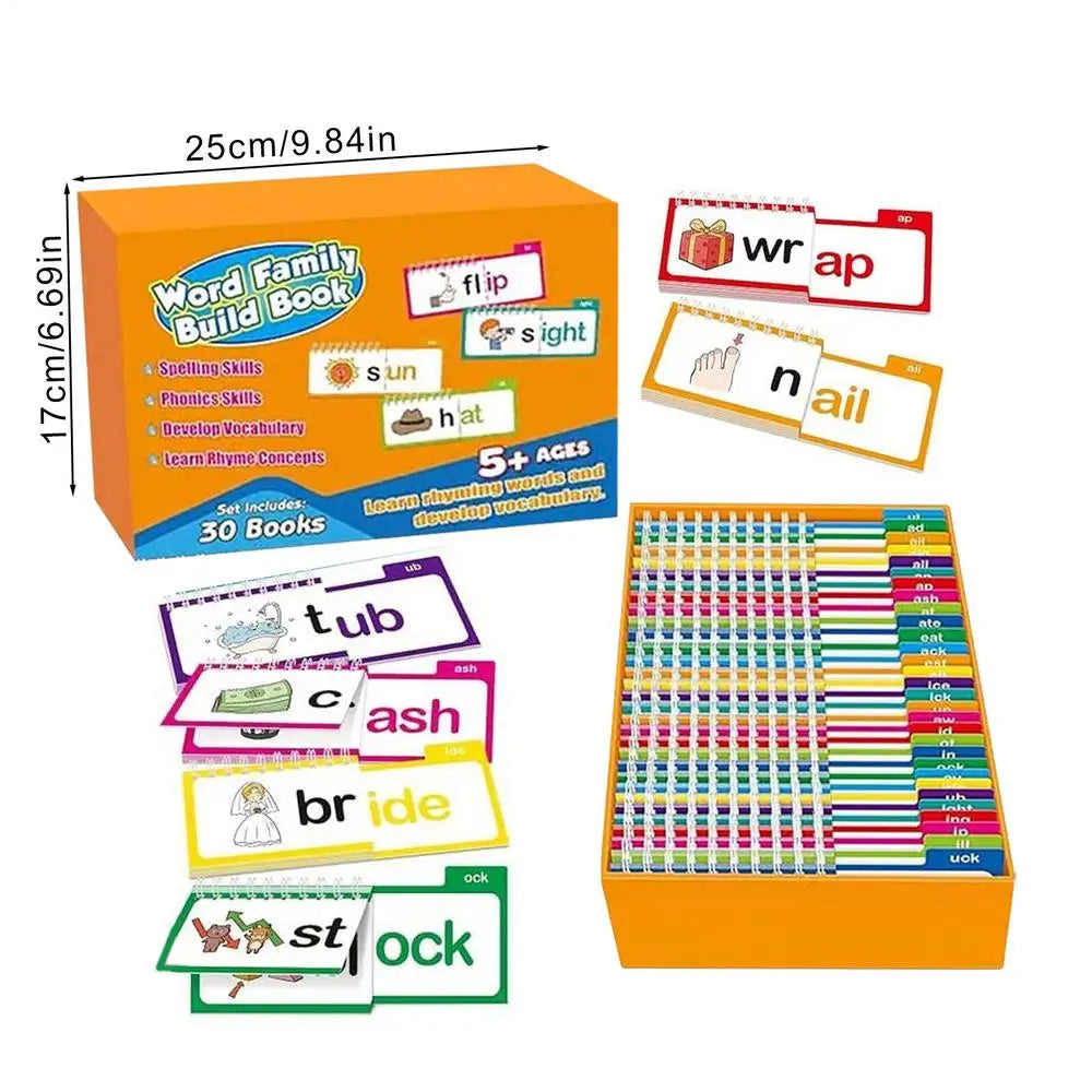 NEW Reading Book 30 Read And Rhyme Build Books Word Family Build  Books Flash Cards Vocabulary Cards Educational Reading