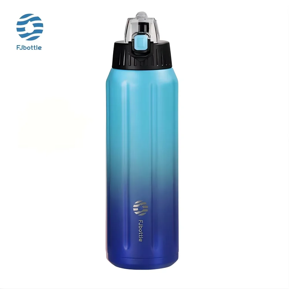 FEIJIAN Double Wall Thermos, Sports Bottle, 600ml, 18/10 Stainless Steel, Vacuum Flask, Insulated Tumbler, Leak Proof ,Customize