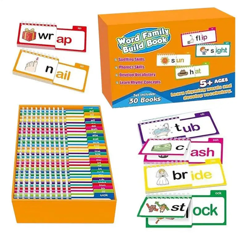 NEW Reading Book 30 Read And Rhyme Build Books Word Family Build  Books Flash Cards Vocabulary Cards Educational Reading