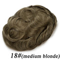 Invisible Swiss Lace Front Knot with Hollywood Skin Base Male Wig Human Hair Prosthesis Men Toupee Bleached Knot Human Hair