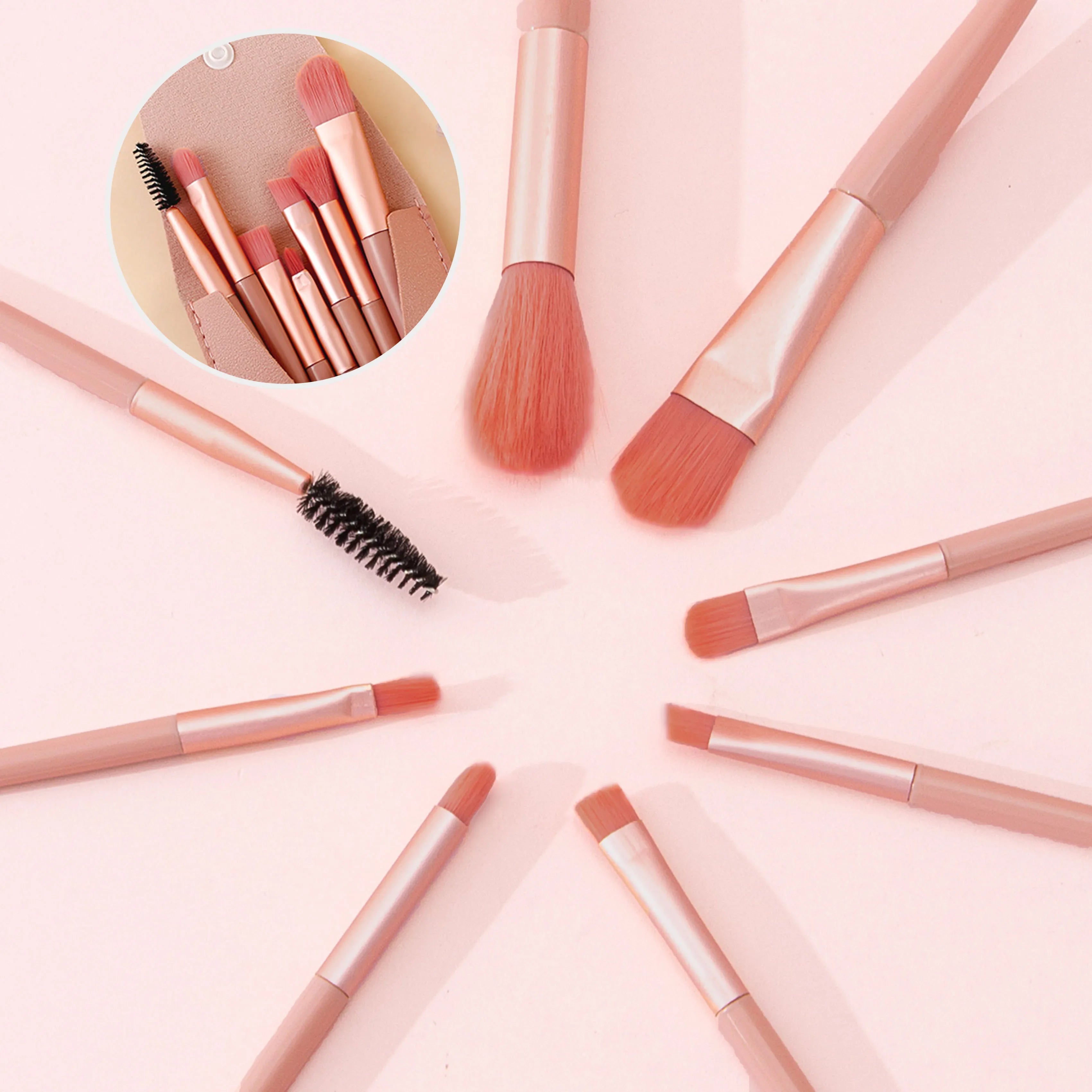 Makeup Brush Set Portable Soft Hair Loose Powder Concealer Eyeshadow Blush Foundation Brush Full Beauty Tools