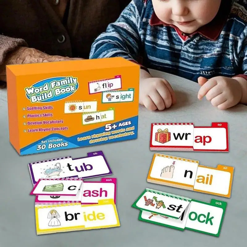 NEW Reading Book 30 Read And Rhyme Build Books Word Family Build  Books Flash Cards Vocabulary Cards Educational Reading