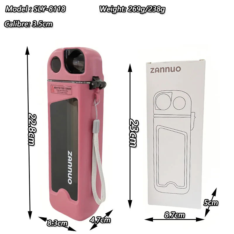 350ml Plastic Water Bottle Leak-proof Square Cup Sports Bottle with Lockable Lid and Measurements for Outdoor Sports Travel Cup