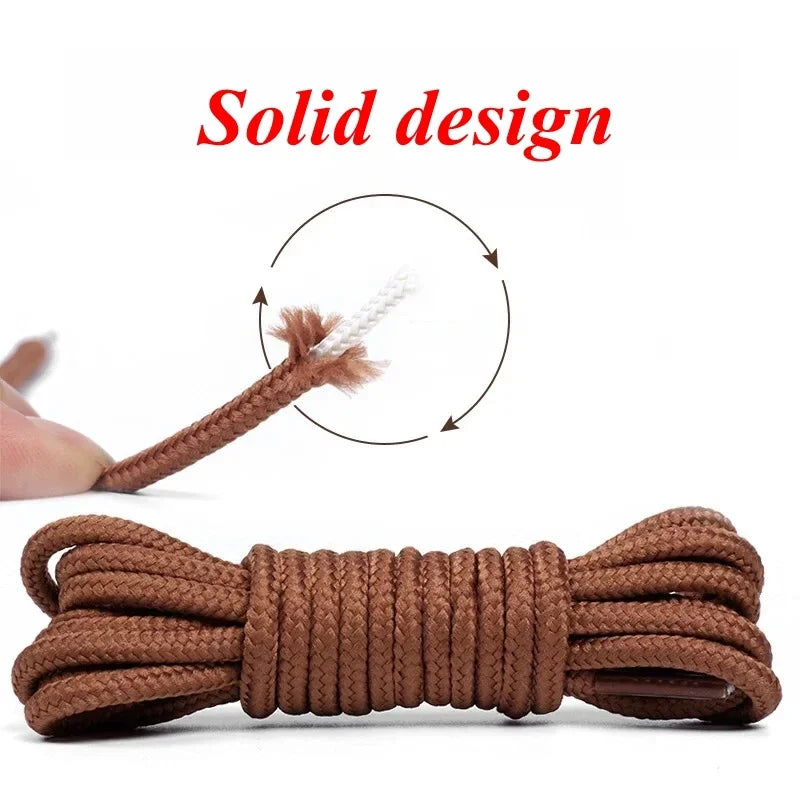 1 Pair Classic Round Shoe laces Outdoor Sneakers Shoes Laces Solid Color Kids Adult Shoelaces 90/120/150CM YD-1