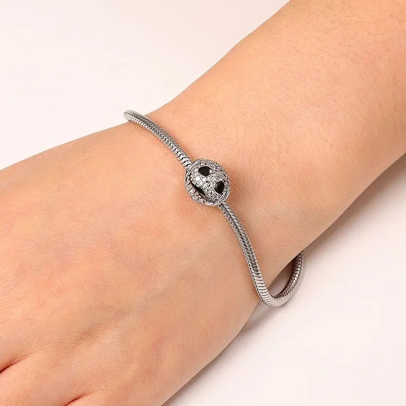 925 Sterling Silver Halloween Skull & Monster Charm Beads Collection Gothic Spooky Design Beads for Women DIY Jewelry