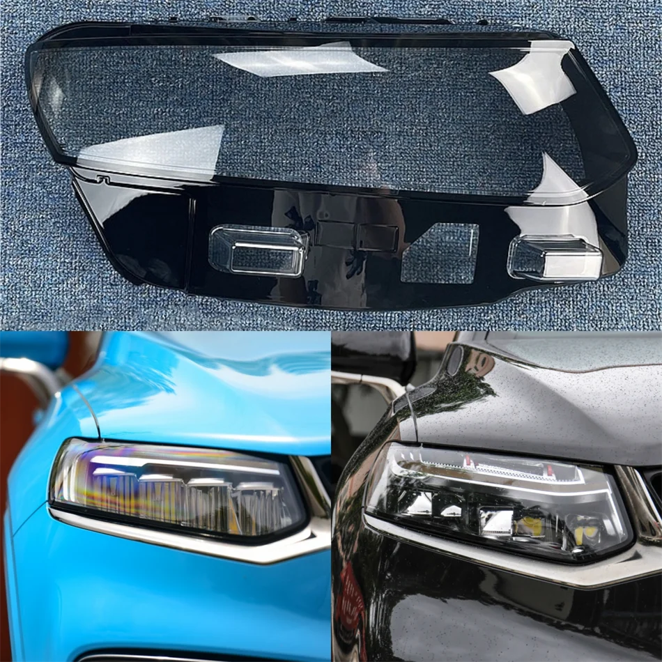For Geely Monjaro 2019 2020 Car Gadgets Lampcover Caps Headlights Lens Car Front Headlight Lens Cover Lights Shell