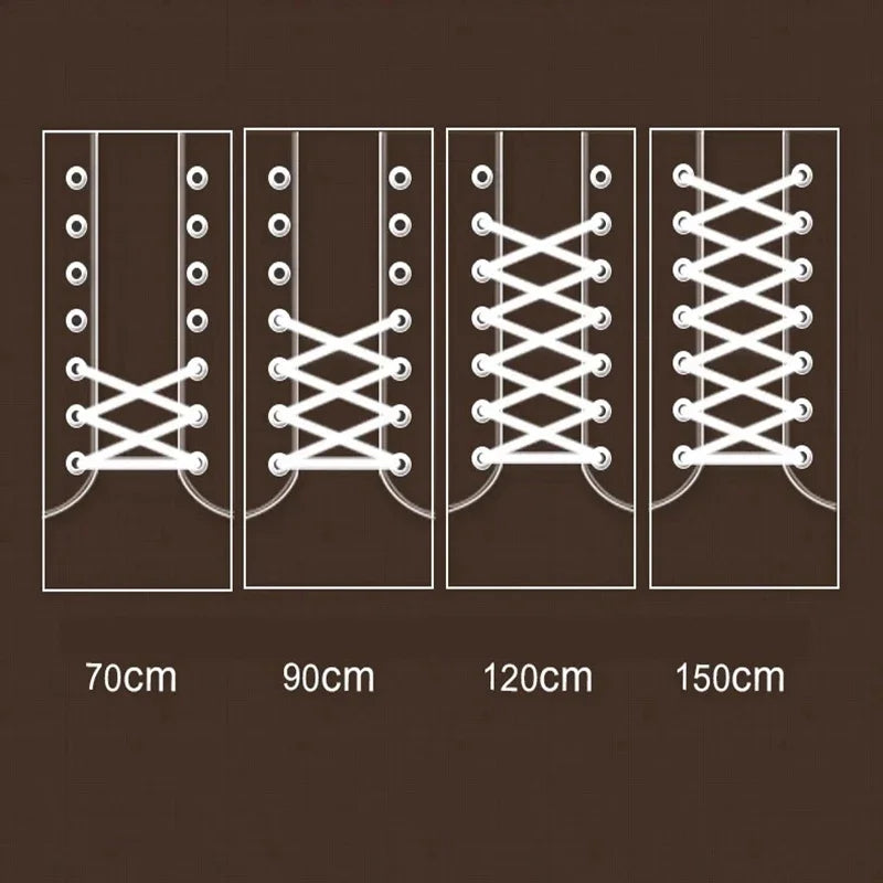 1 Pair Classic Round Shoe laces Outdoor Sneakers Shoes Laces Solid Color Kids Adult Shoelaces 90/120/150CM YD-1