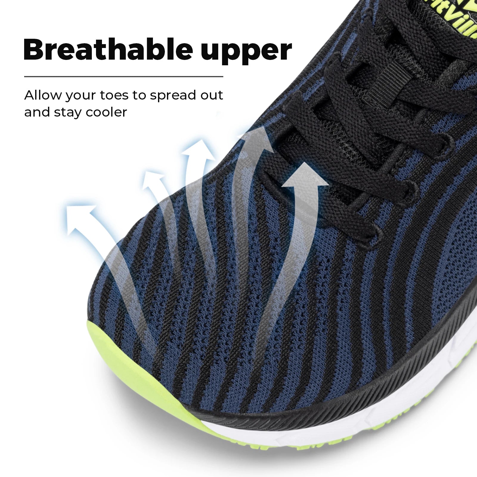 FitVille Wide Toe Box Shoes for Men Cushioned Well Extra Wide Width Shoes Non Slip Wide Lightweight Breathable Running Shoes